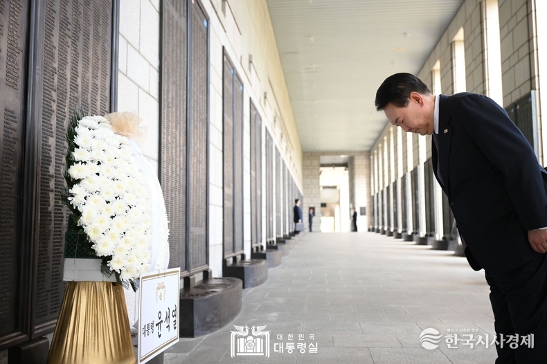 10월 12일 윤석열 대통령은 제73주년 장진호전투 기념 행사에 참석하였다.