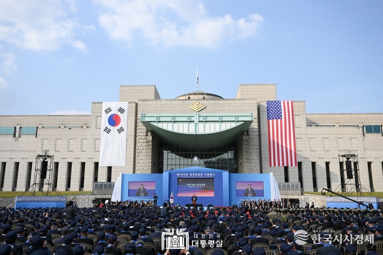 10월 12일 윤석열 대통령은 제73주년 장진호전투 기념 행사에 참석하였다.