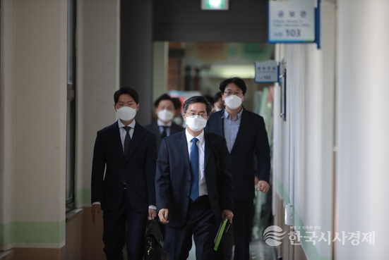 충북도청 찾은 김동연 예비후보