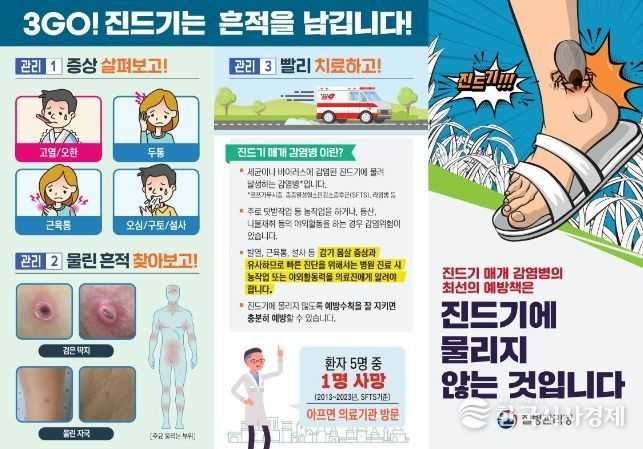 추석 앞두고 SFTS 확산 경고…진드기 감염 주의 당부