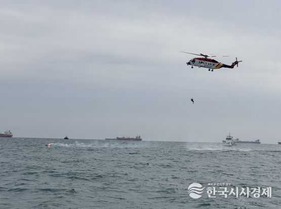 울산해양경찰서 망망대해에서 행방불명된 선박 수색, 실전처럼