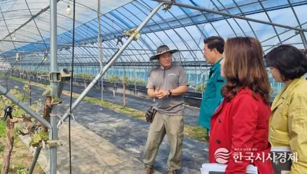 김제시, 과수 개화기 저온피해 사전예방에 총력