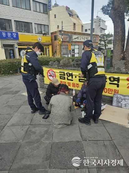 제주자치경찰단, 탐라문화광장을 시민의 쉼터로