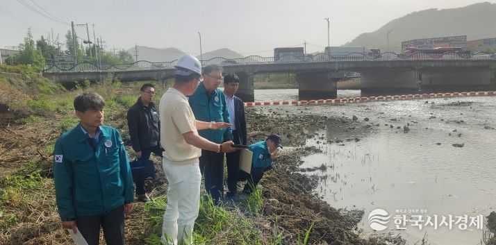 장금용 창원특례시장 권한대행 하천 현장점검