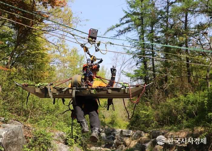 계양소방서, 상반기 구조대 산악사고 인명구조훈련·구급대원 산악사고 및 소통·공감 교육