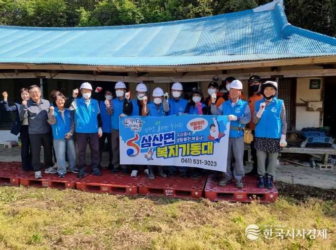 해남소방서 생활안전순찰대, ‘우리동네 생활불편 해결사’ 삼산면 복지기동대와 협업 활동