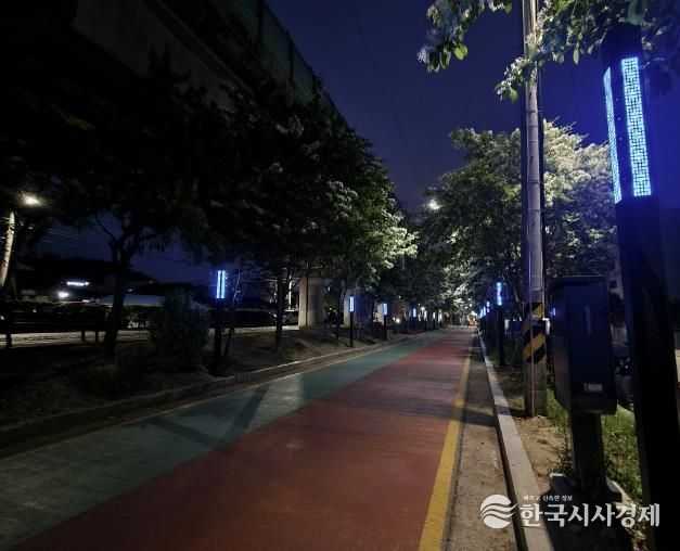 폭염 대응 인프라 확충! 동두천시, 자전거도로 안개 분사기 설치 완료