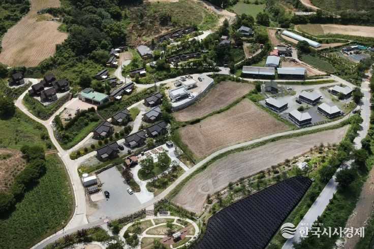 군북면 아토피자연치유마을 전경