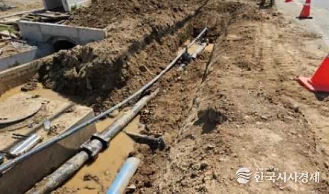 노후관 교체 전경