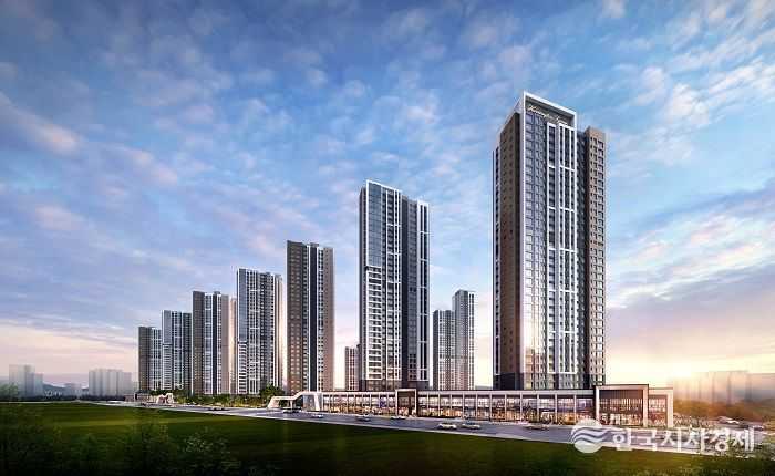 효성중공업 해링턴스퀘어 부평 산곡 재개발 정비사업 투시도