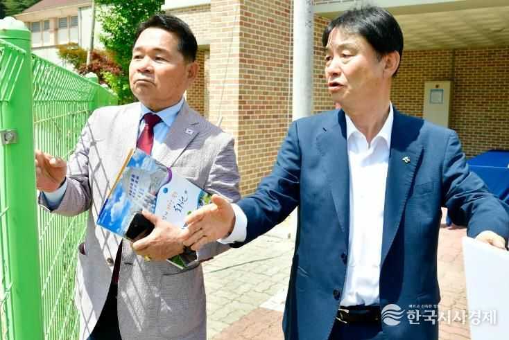 강원특별자치도교육청-화천군, 화천고등학교 이전 예정부지 합동 현장방문 실시