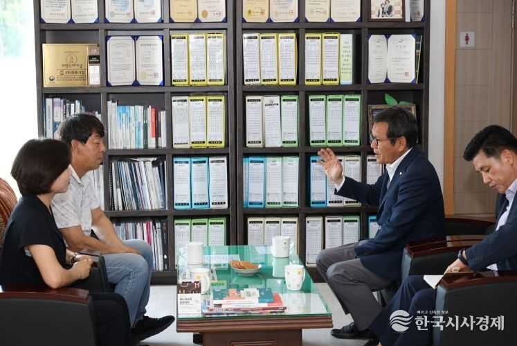 김홍규 강릉시장, 수의계약 업체와 청렴 현장 소통 나서