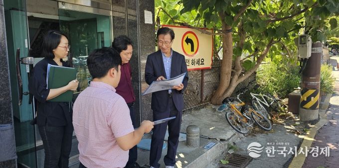 신병대 청주부시장, 성안동 도시재생 사업대상지 현장점검