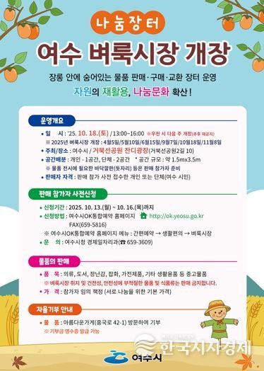 ‘제5회 여수벼룩시장’ 포스터