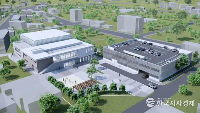 조감도(무극중학교 학교복합시설 건립 사업)