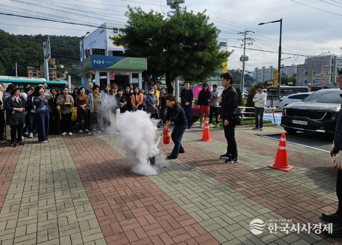 광주시 탄벌동, 관계기관과 소방 합동훈련 실시