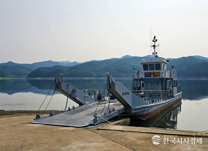 안동호 차량도선 운항 재개