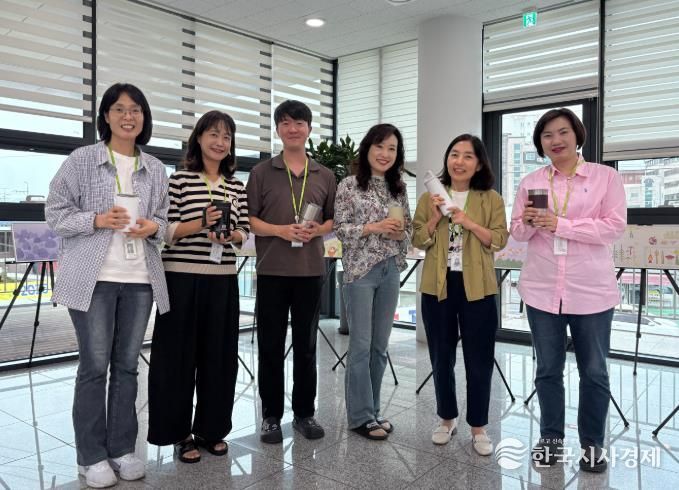 청주오창호수도서관, 일회용품 줄이기 실천 앞장. 사진(내수도서관)