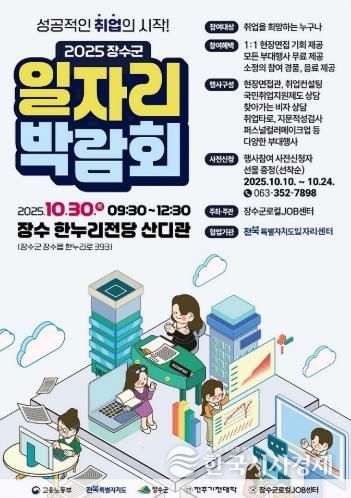장수군 ‘2025 장수군 일자리 박람회’개최