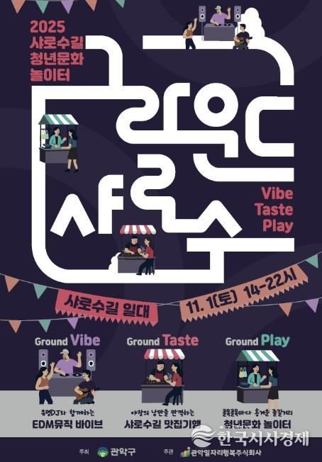 샤로수길 로컬이벤트 ‘그라운드 샤로수’ 홍보 포스터