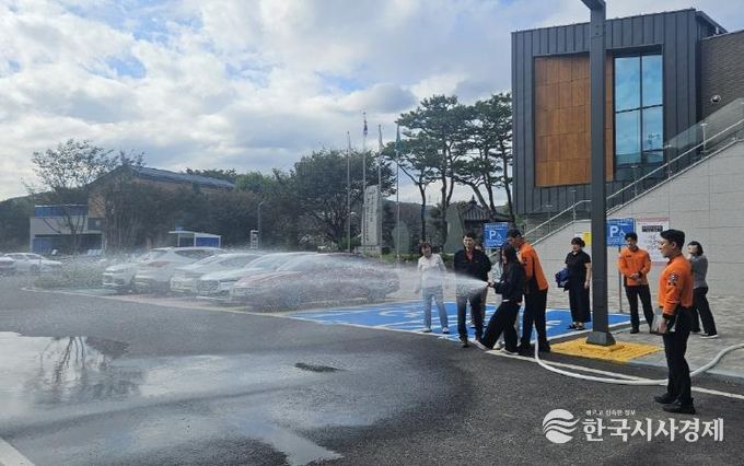안성시 삼죽면 행정복지센터와 죽산119안전센터가 함께하는 합동소방훈련 및 중대산업재해 대응훈련 실시