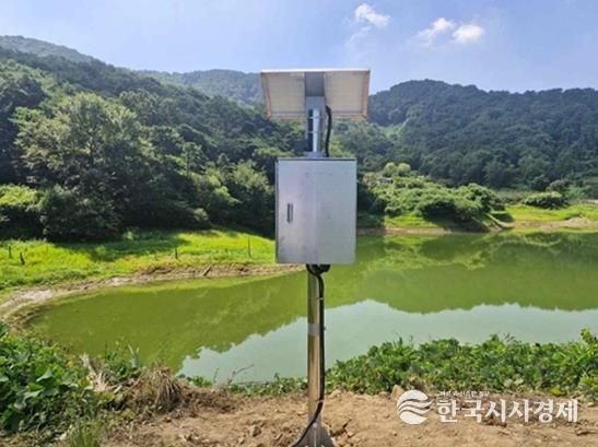 수위계측기 설치 사진