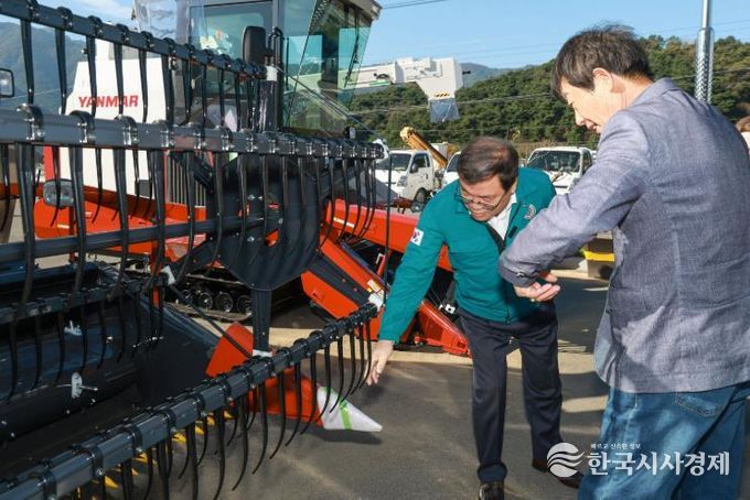 산청군, 논타작물 농기계 임대 지원