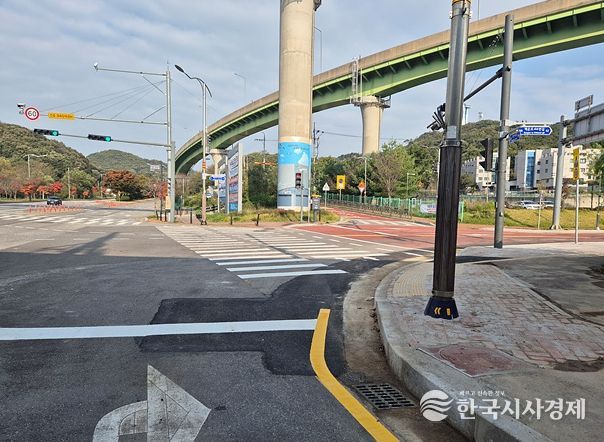 영종역 입구 진입로 개선