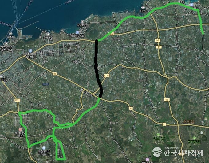 705번 공영 수소버스 노선도