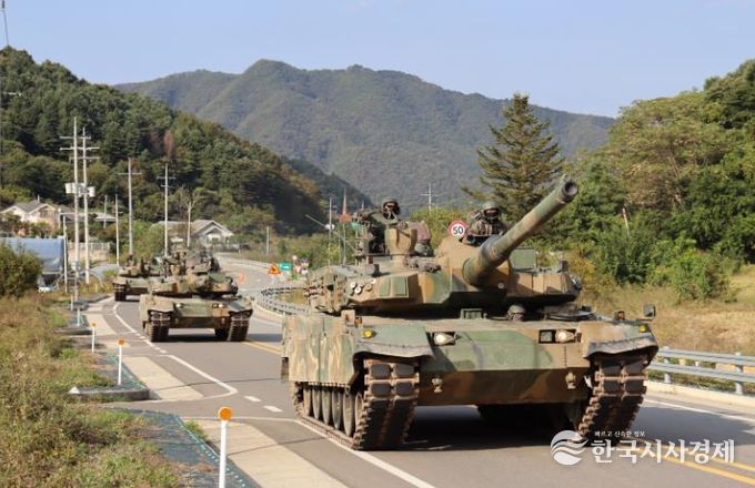 육군 제7기동군단, 대규모 기계화부대 실기동훈련 실시