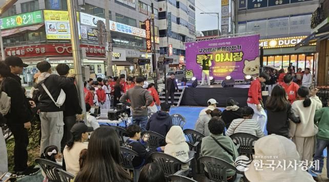 동구·와구리 야시장 현장 사진(좌: 동구야시장, 우:와구리야시장)