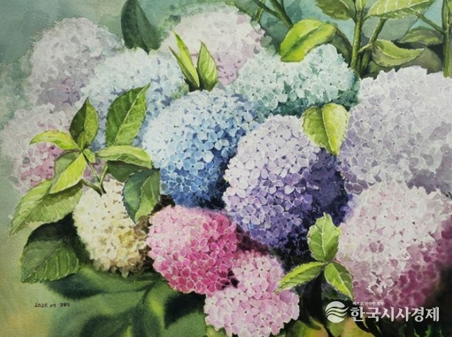 붓끝에서 피어난 평생학습, ‘꿈나무 수채화 동아리전’ 개최