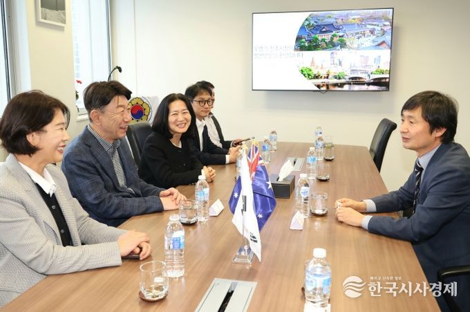 오진관 주호주연방 대한민국 대사관 멜번 분관 총영사 면담