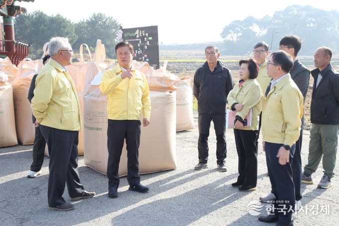 이학수 정읍시장, 공공비축미 매입 현장 방문