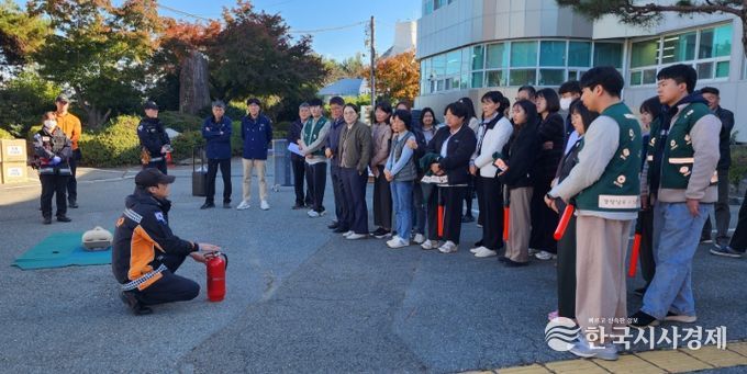 남해군 농업기술센터, 화재 대비 합동 소방훈