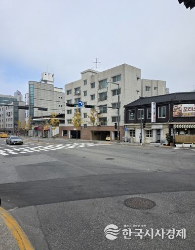 신호 체계로 전환된 춘천미술관 사거리