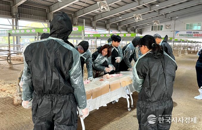 영암농업대학생, 한우 인공수정 실습 교육 받아