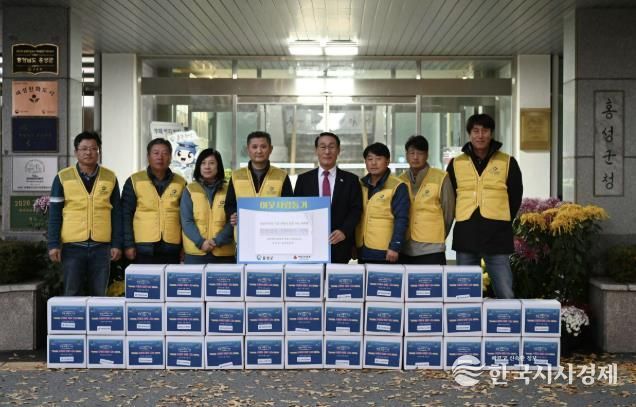 홍성군, 지역사랑 실천한 건설인들 '눈길'