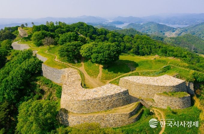 대전시 계족산성 성곽 보수공사