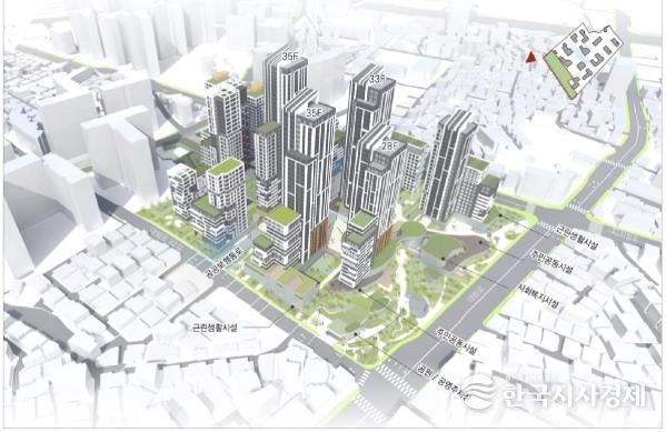 대림동 855-1번지 일대 대림1구역 주택정비형 재개발사업 조감도