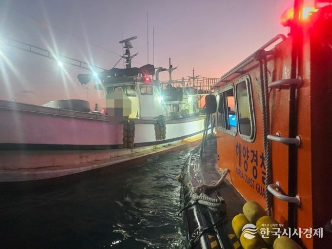 완도해경, 승선원 4명 전원 구조