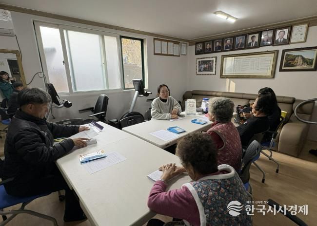 동이면 찾아가는 보건복지상담실 운영 모습