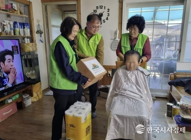 대흥면 찾아가는 이미용 봉사 활동 사진