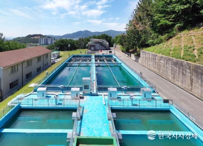 교동정수장 전경