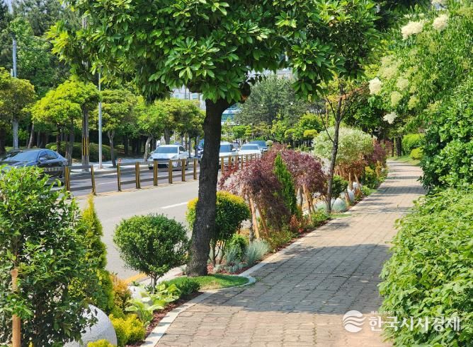 통영시, ‘도시숲·녹지공간 조성’ 올해 최우수기관 선정 1(원문명품가로숲길)