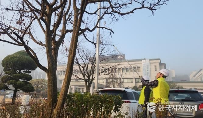 의정부시, 불법현수막 잔여 끈 일제정비 실시