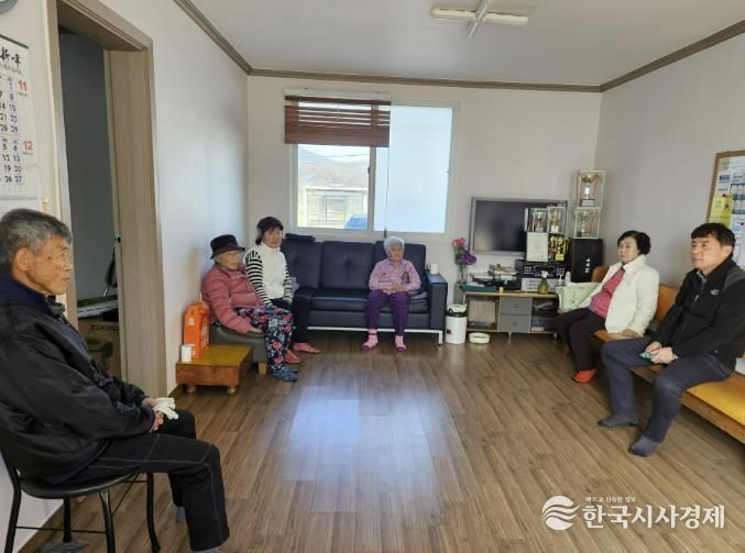 음성군 생극면, 동절기 경로당 현장점검 실시