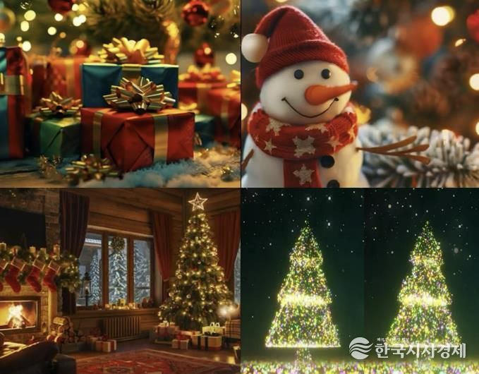 홍성군, 초대형 크리스마스 미디어 쇼 '점등'