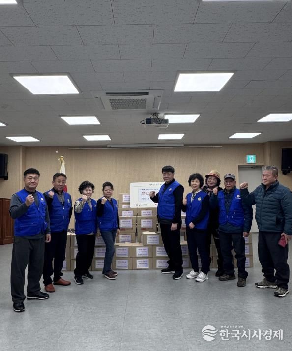 구리시 수택1동바르게살기위원회, 취약계층 이웃돕기 물품 전달