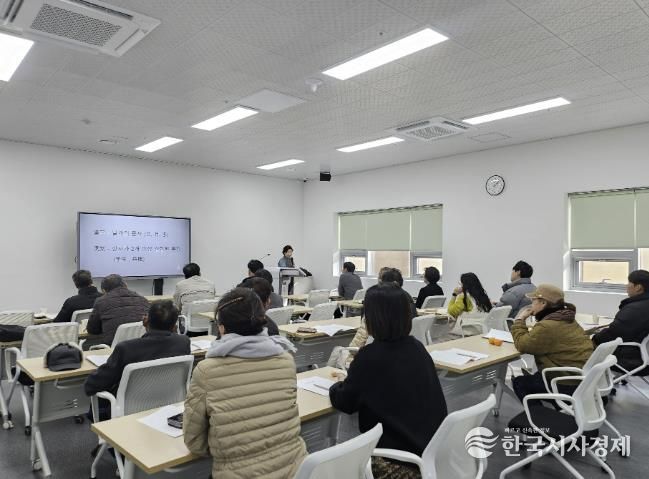 제2회 매헌강좌 강연 모습